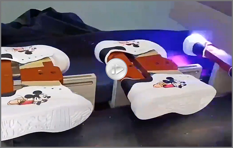 鞋子打印圖案，LR-2513高落差鞋子打印機